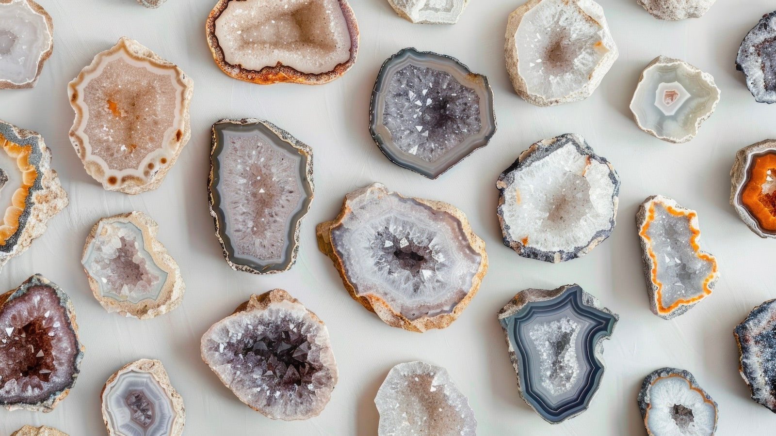 Druzy: Fine Crystals Inside of Geode