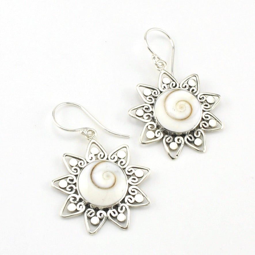 Shiva Shell Dangle Earrings