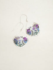 Blue Mist Bright Blossom Earrings