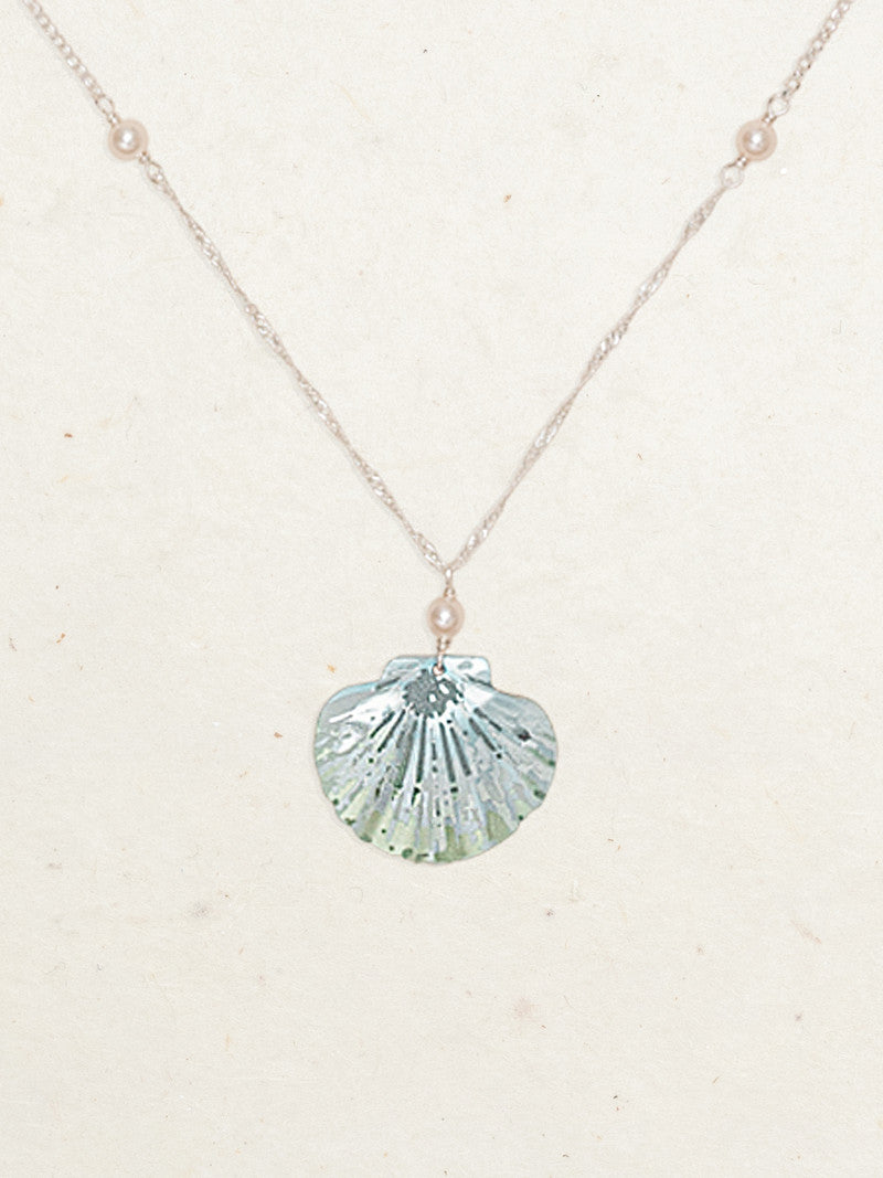 Sage Silver Shelby Pendant Necklace