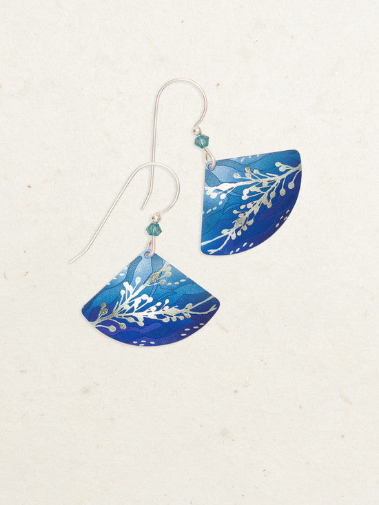 Reef Blue Silver Meadow Earrings