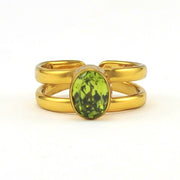 Alchemía Created Peridot Oval Ring