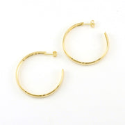 18k Gold Fill 40mm C Hoop Earrings