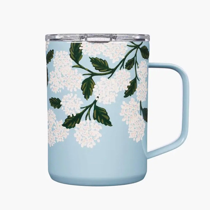 Corkcicle 16 oz Mug-Cream Wildflower