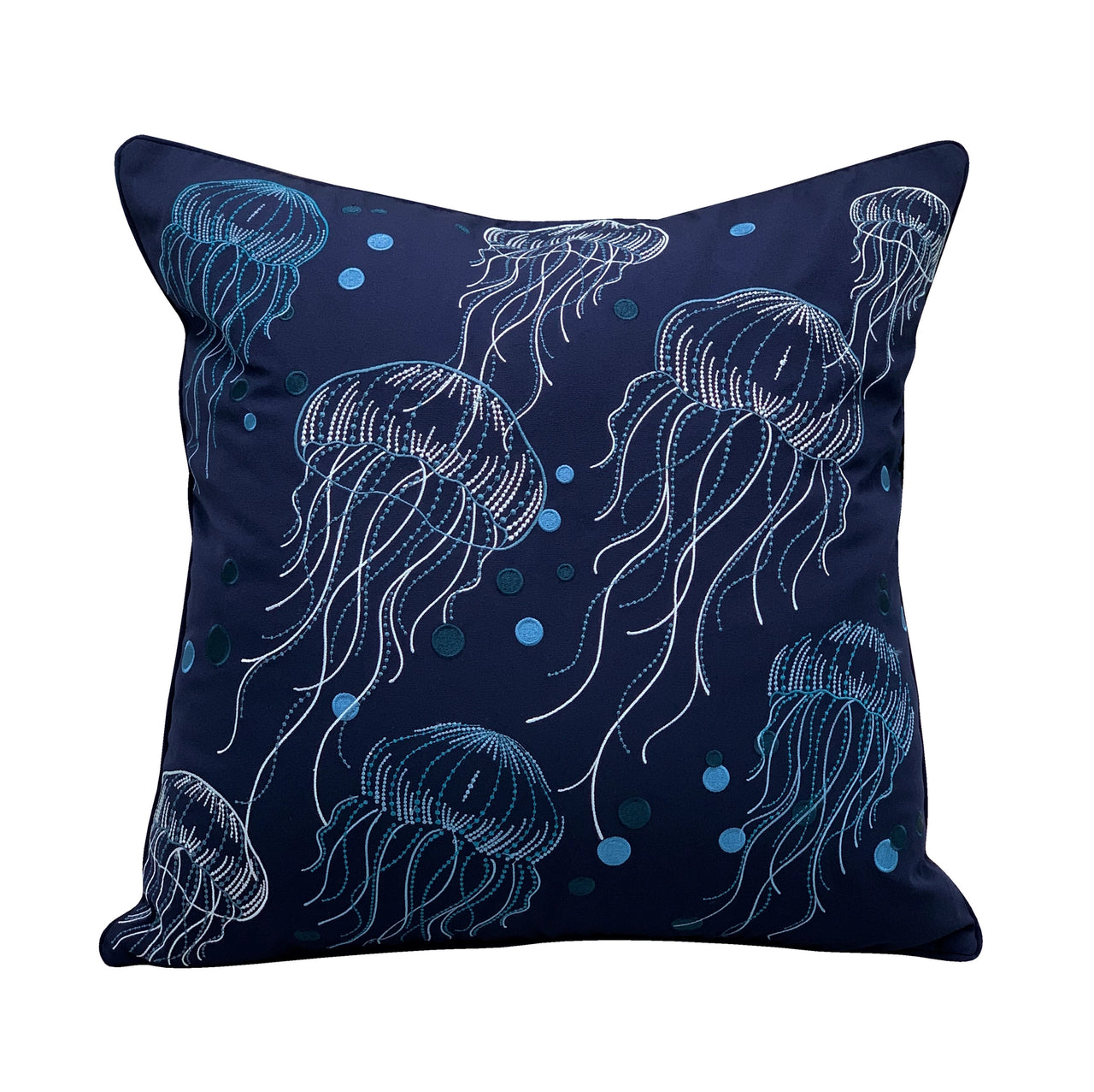 Jellyfish Bloom Indoor Outdoor Pillow