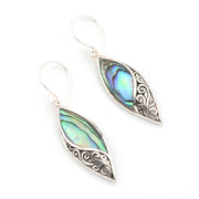 Abalone Marquise Bali Earrings