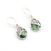 Abalone Tear Bali Earrings