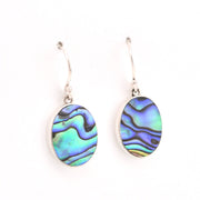 Alternate View Abalone Oval Dangle Earrings 17478