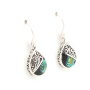 Alternate View Abalone Tear Bali Earrings