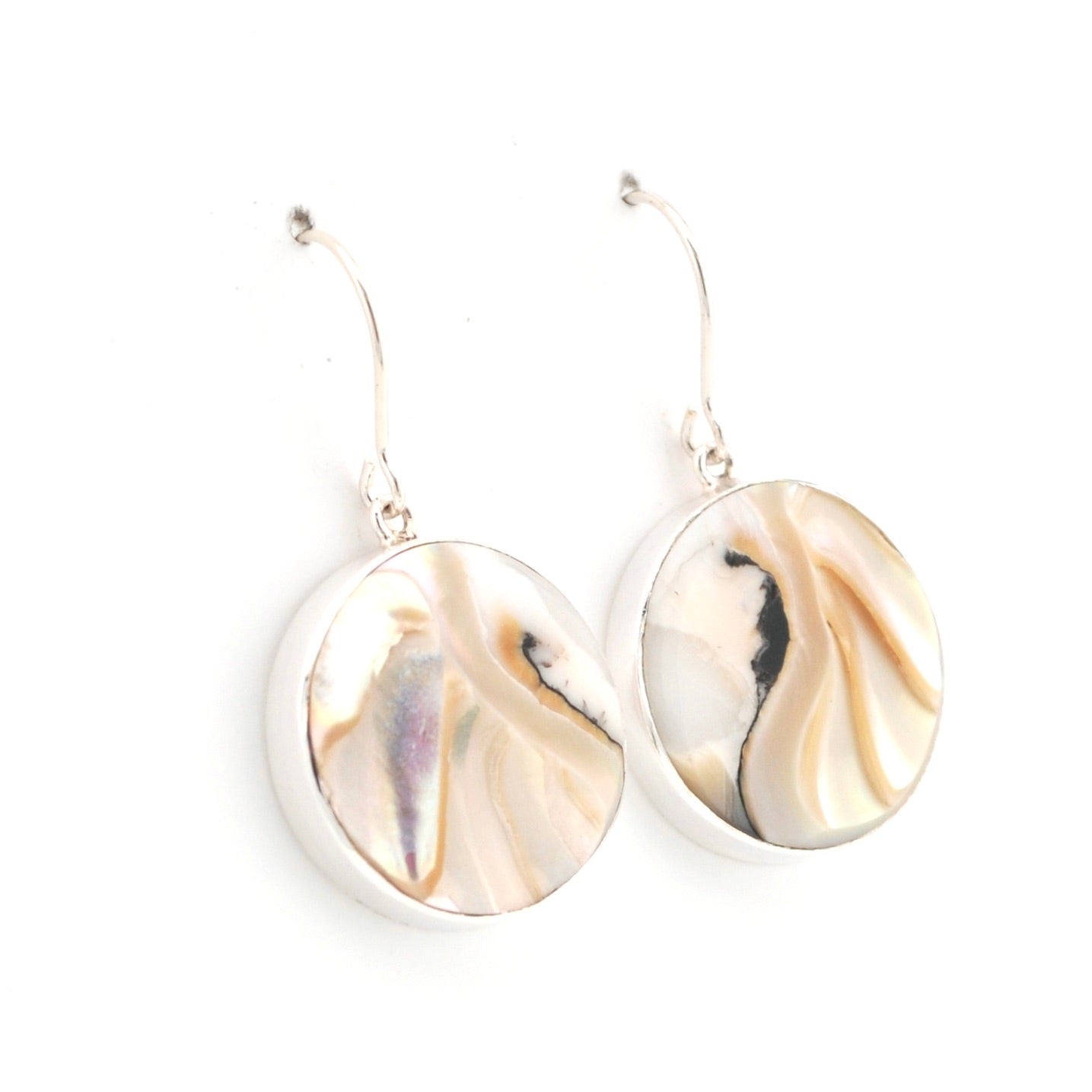 Alternate View Nautilus Shell Round Dangle Earrings