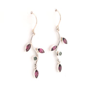 Alternate View Tourmaline Branch Earrings
