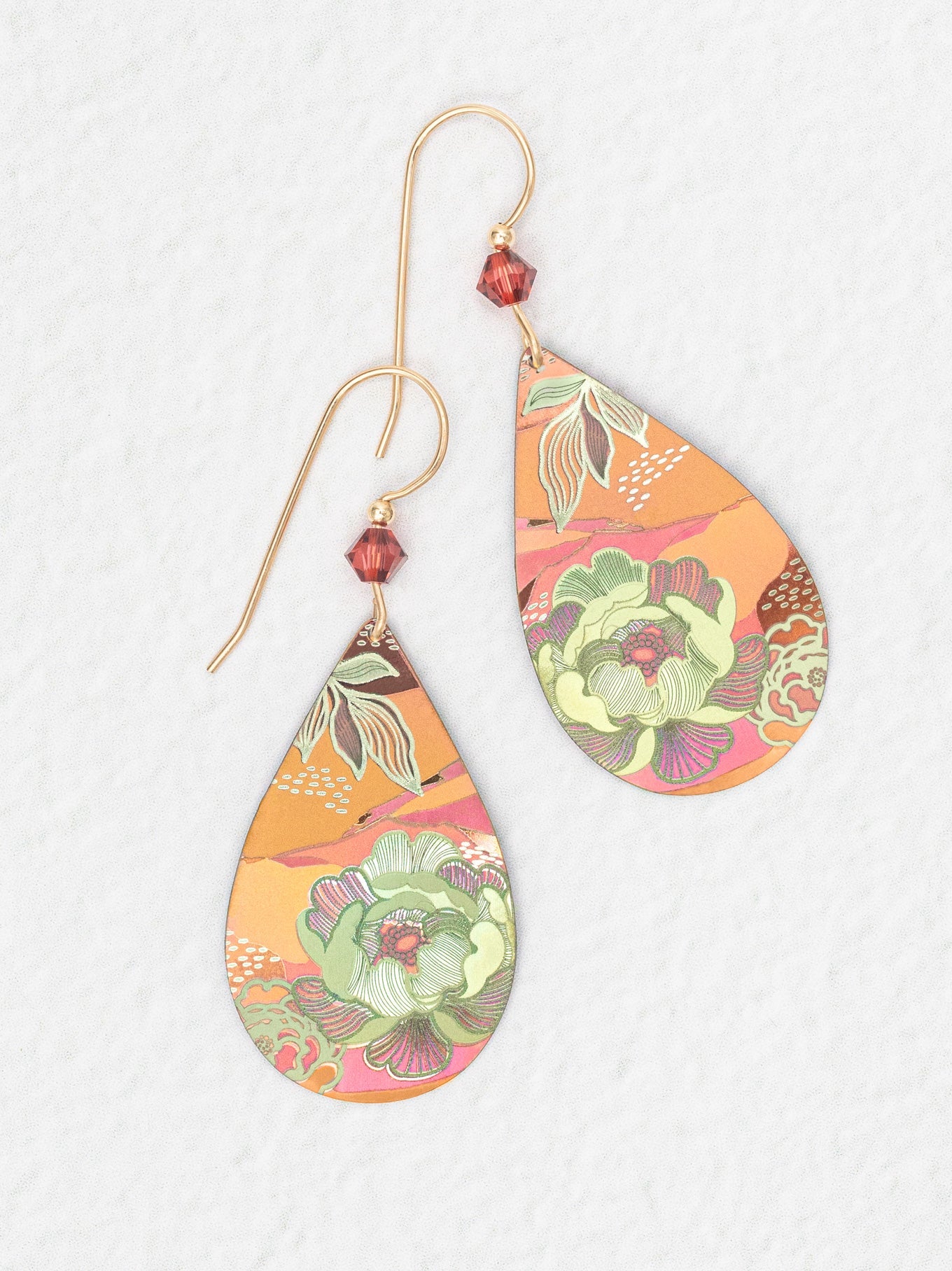 Blooming Coral Cynthia Earrings