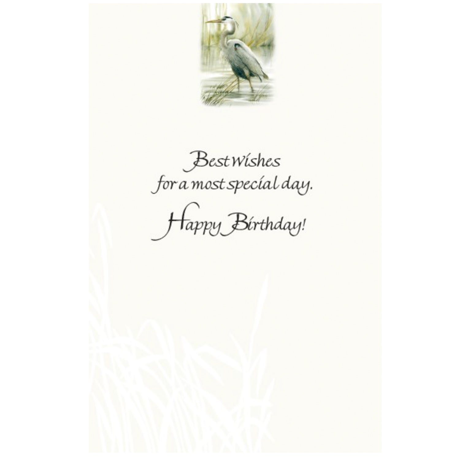 Card Inside First Light Birthday Card