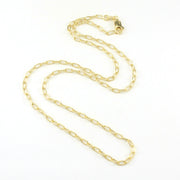18k Gold Fill 20 Inch 2.5mm Cable Chain
