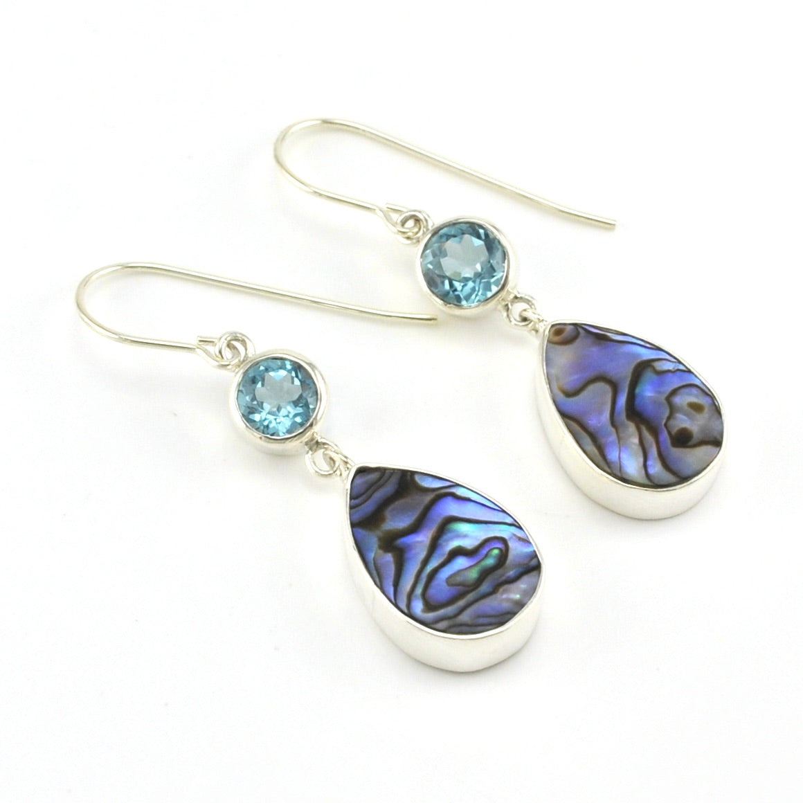 Abalone sales dangle earrings