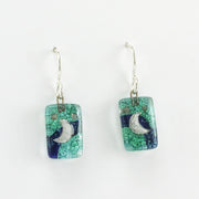 Alt View Glass Aqua Moon Earrings
