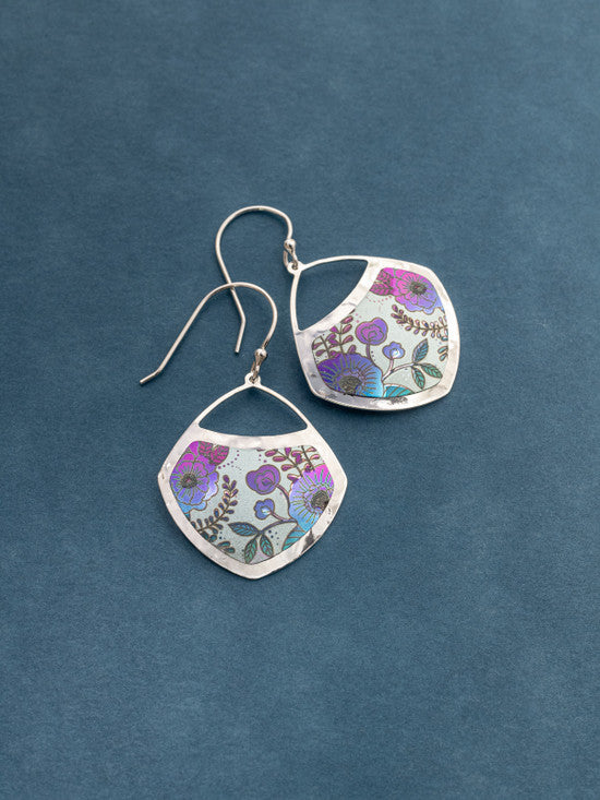 Alt View Blue Mist Bright Blossom Earrings