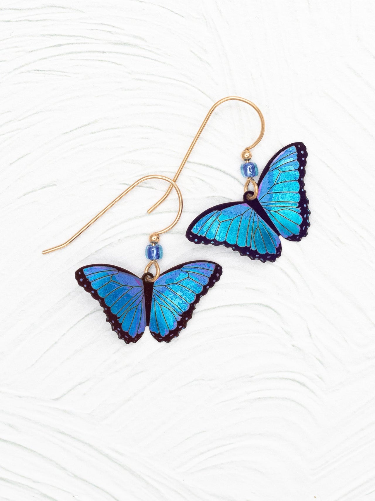 Blue Radiance Bella Butterfly Earrings