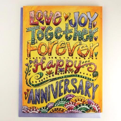 Love Joy Together.. Anniversary Card