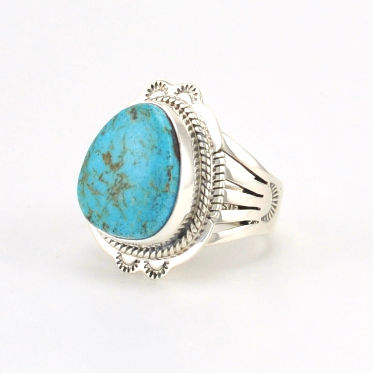 Outlet Turquoise Ring Size 7