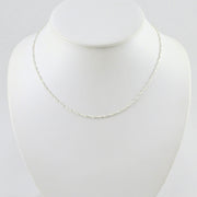 Sterling Silver 16 Inch Singapore 025 Chain