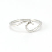 Sterling Silver Small Wave Ring