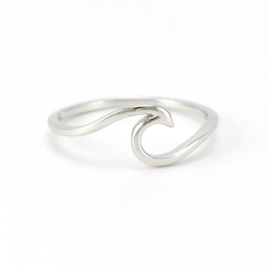 Sterling Silver Small Wave Ring
