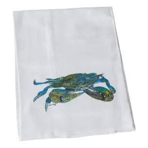 Big Blue Crab Tea Towel
