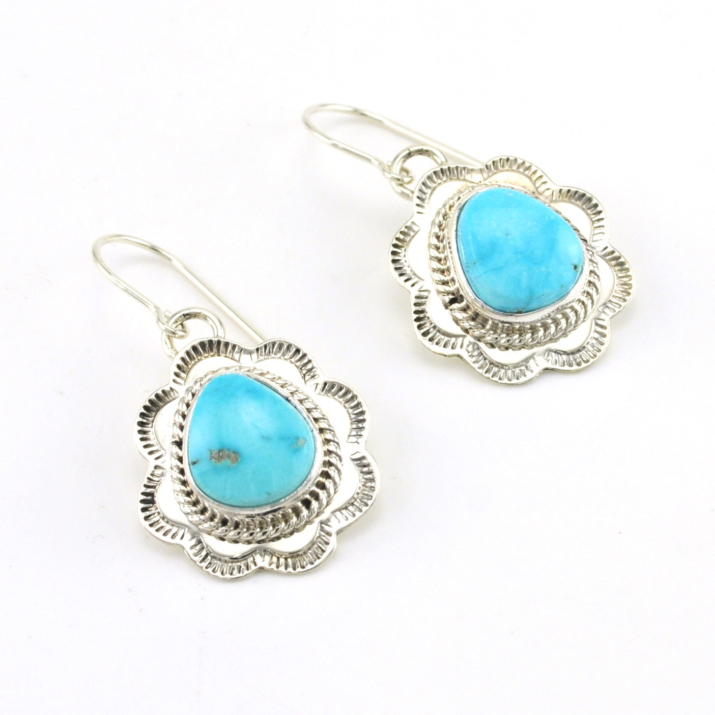 Kingman online Turquoise and Sterling Silver Earrings