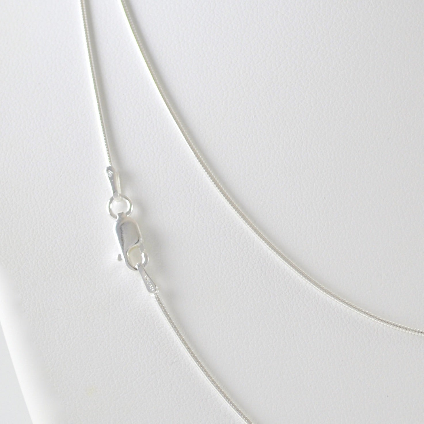 Alt View Sterling Silver 20 Inch Snake 025 Chain