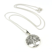 Sterling Silver Tree of Life Necklace