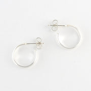 Sterling Silver 2x12mm Post Hoop