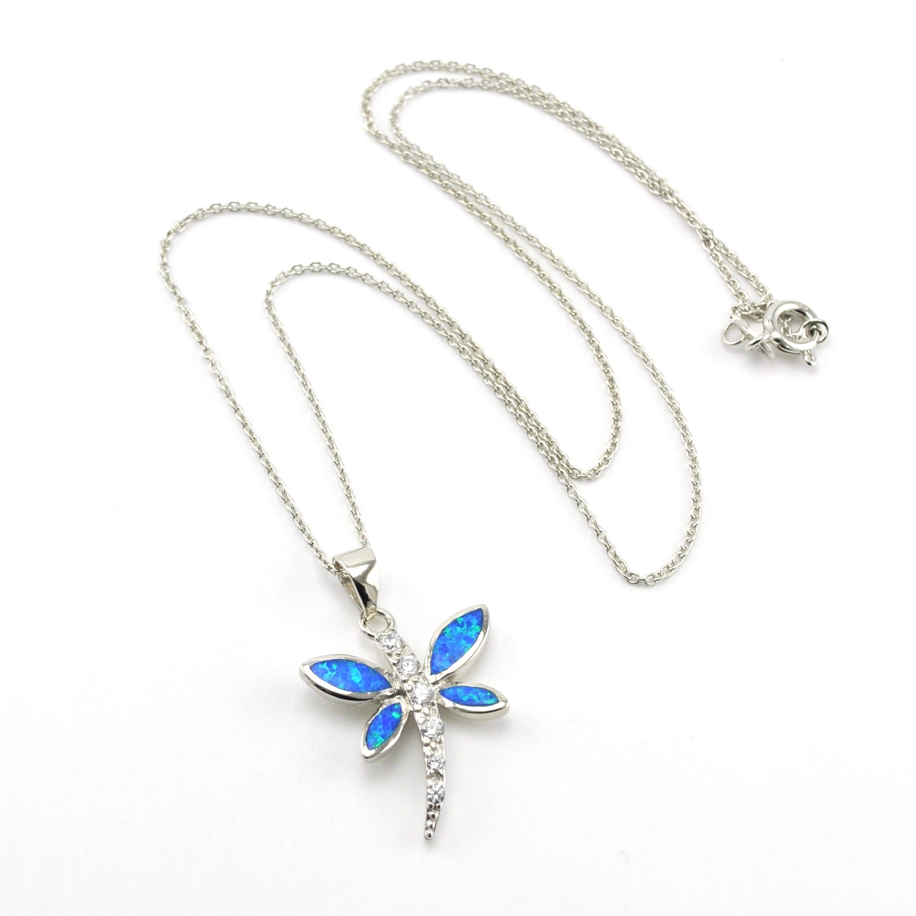 Dragonfly hot sale opal necklace