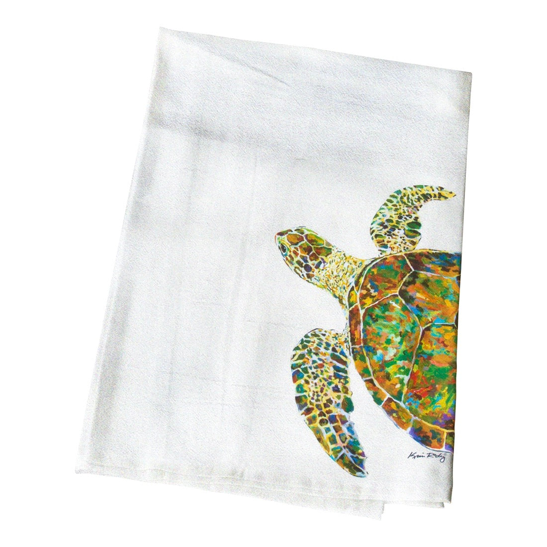 Navigator Turtle Tea Towel