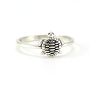 Sterling Silver Little Sea Turtle Ring