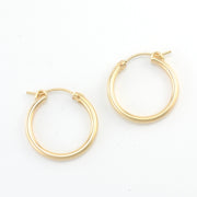 Gold Fill 2x20mm Hinged Hoop