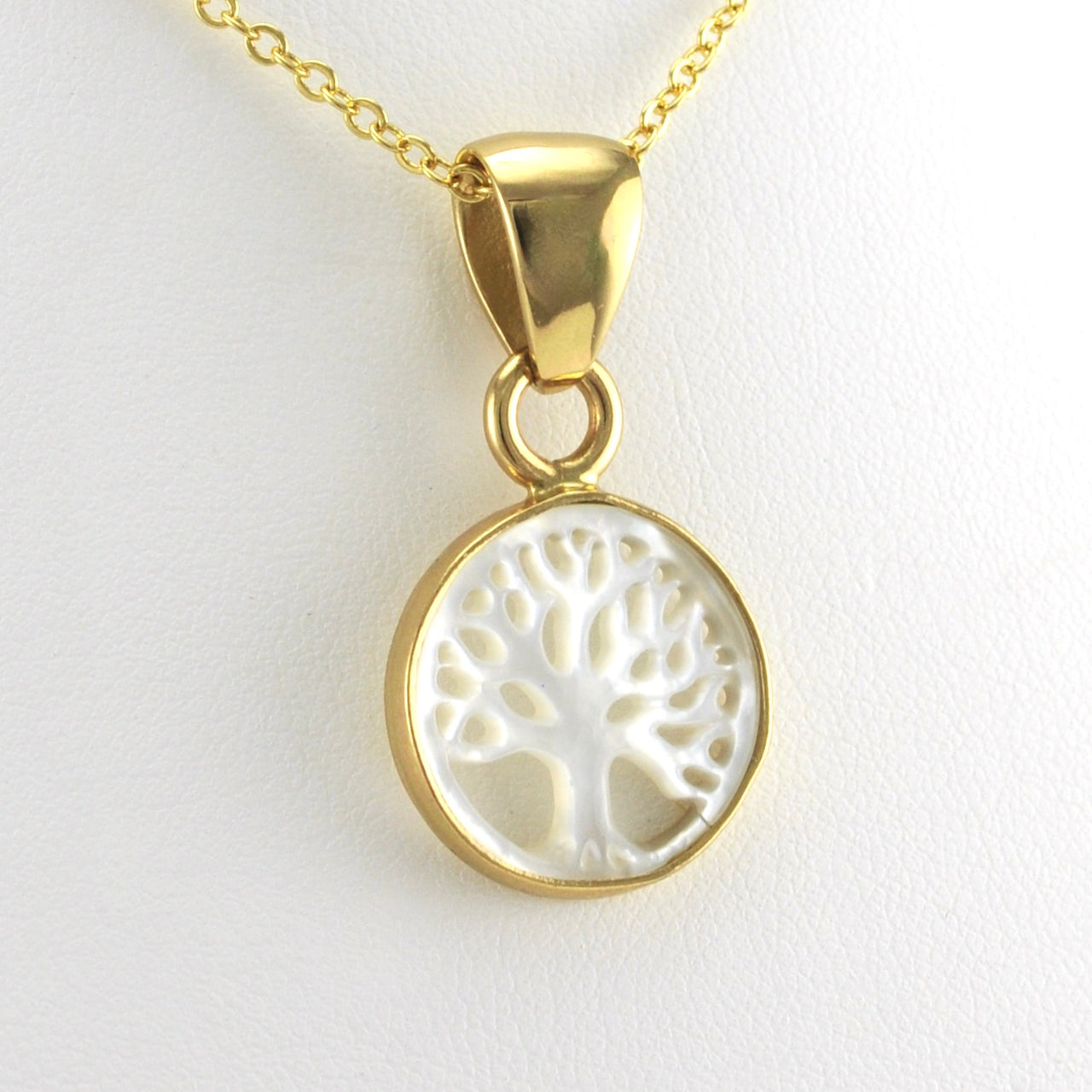 Alt View Alchemía Mother of Pearl Tree of Life Small Pendant
