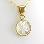 Alt View Alchemía Mother of Pearl Tree of Life Small Pendant