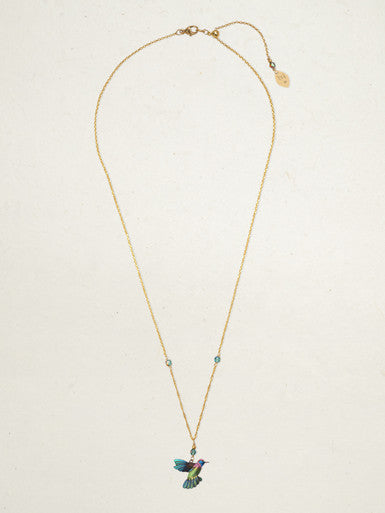 Alt View Island Green Picaflor Pendant Necklace