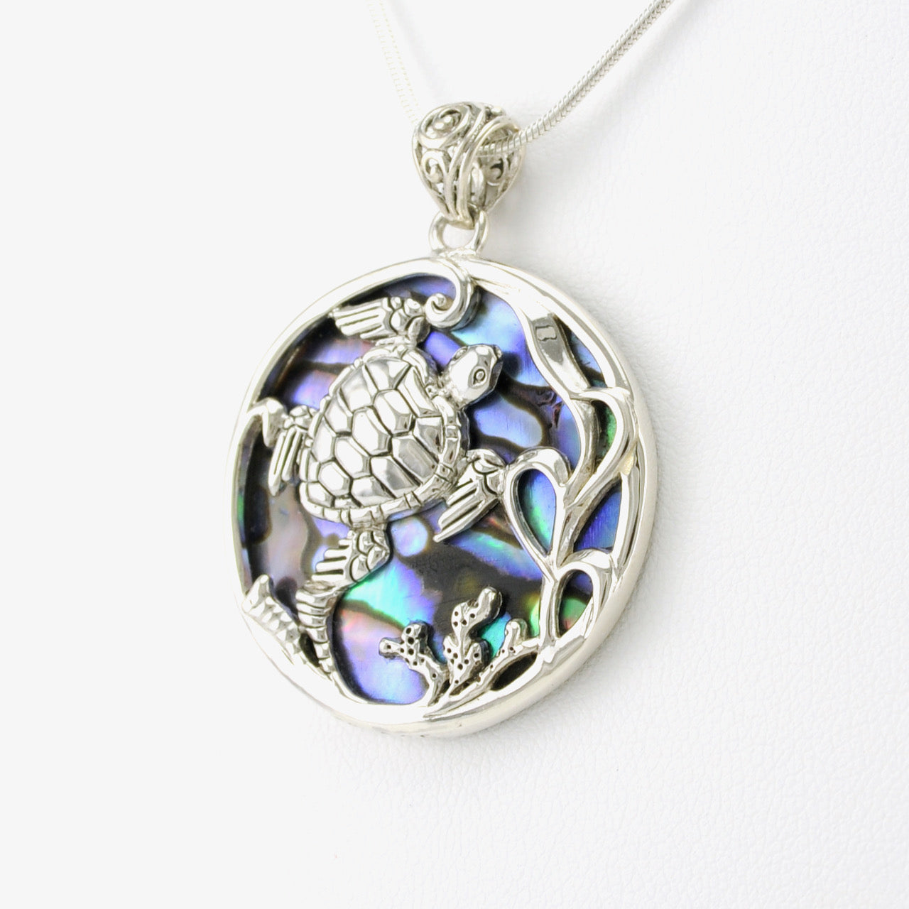 Abalone turtle deals necklace