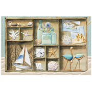 Coastal Shadowbox Birthday Card