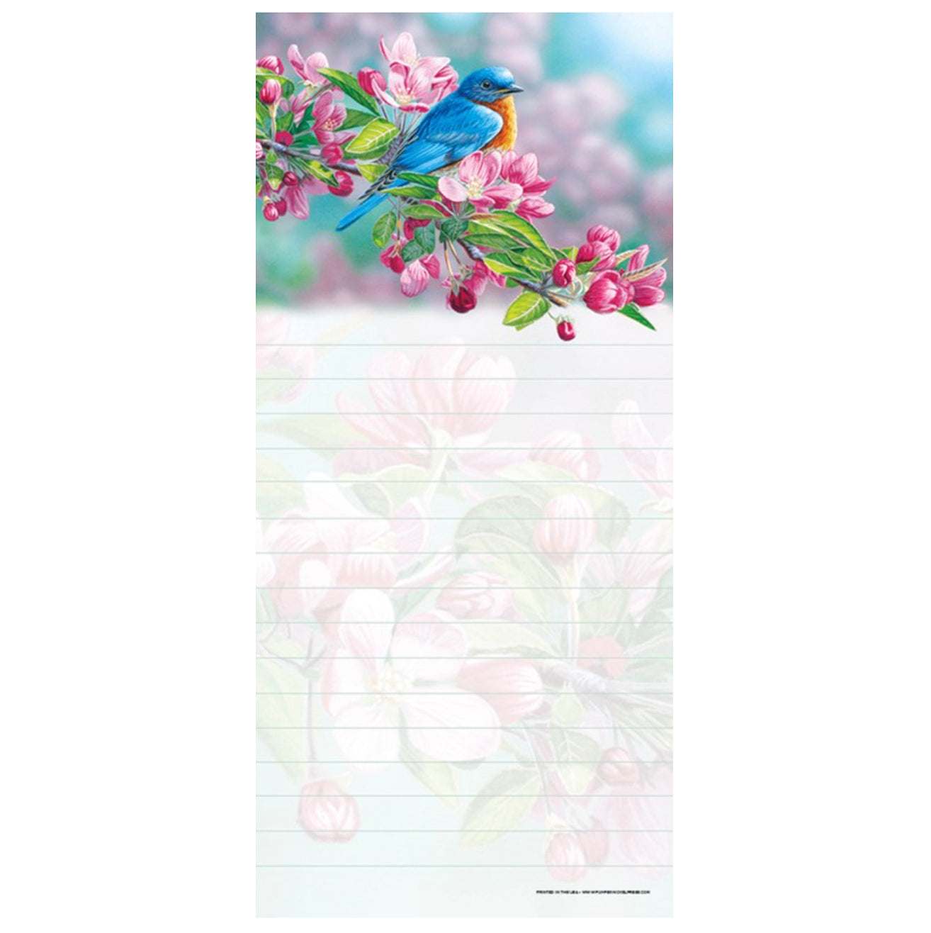 Garden Sapphire Note Pad