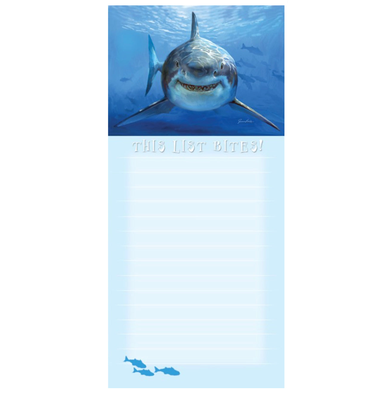 Smiley Shark Note Pad