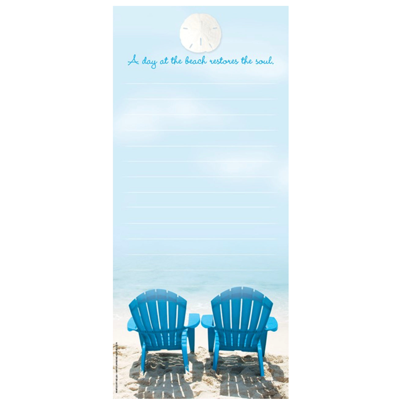Beach Breeze Note Pad