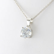 Sterling Silver CZ Necklace