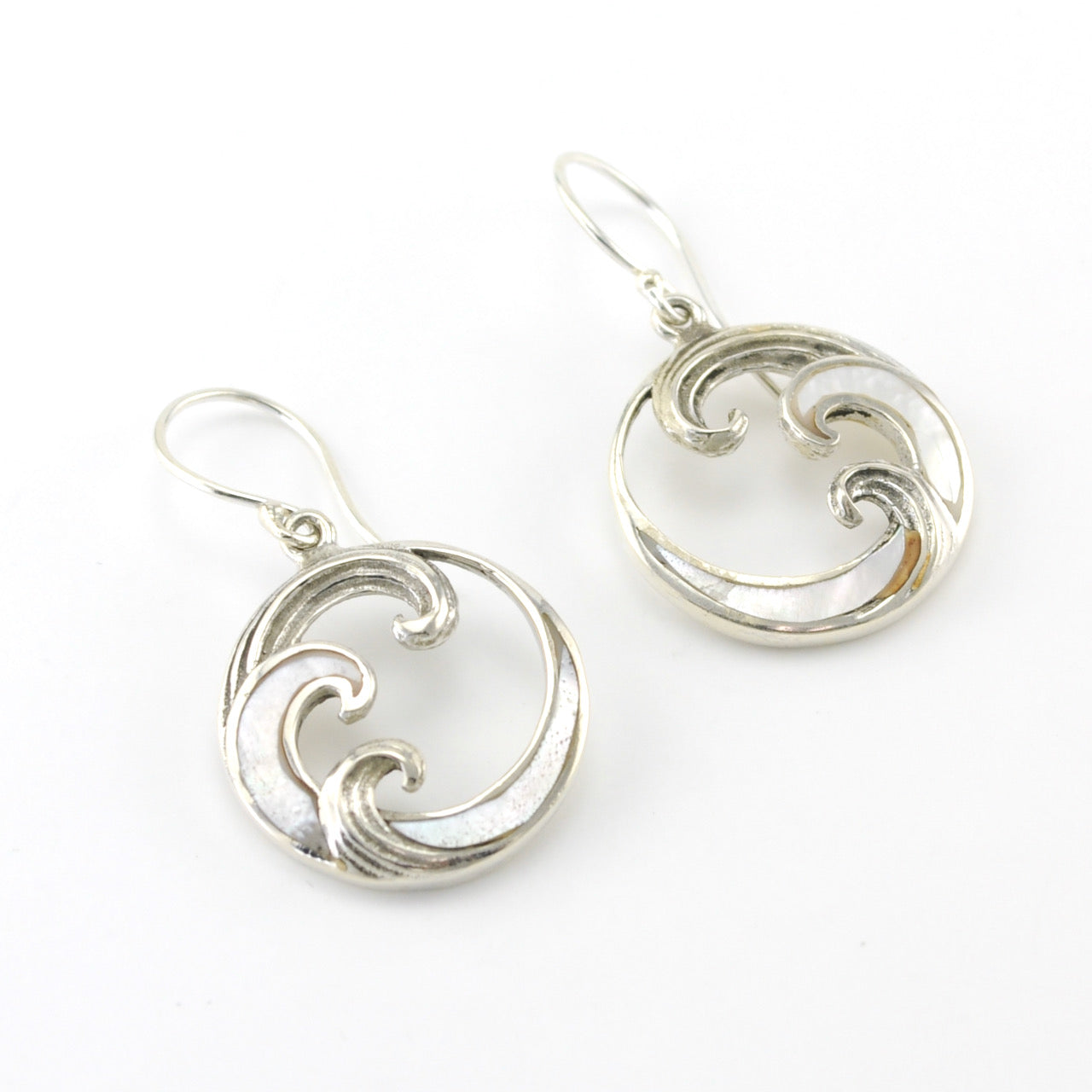 Sterling Silver online Wave Earring