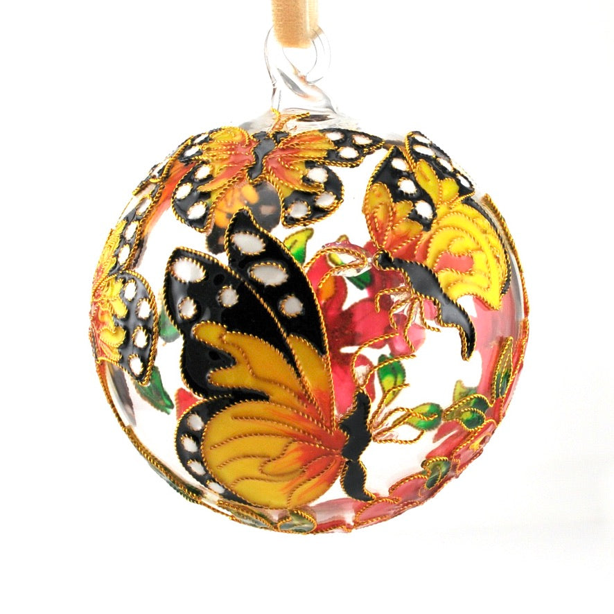 Cloisonné Glass Ball Ornament