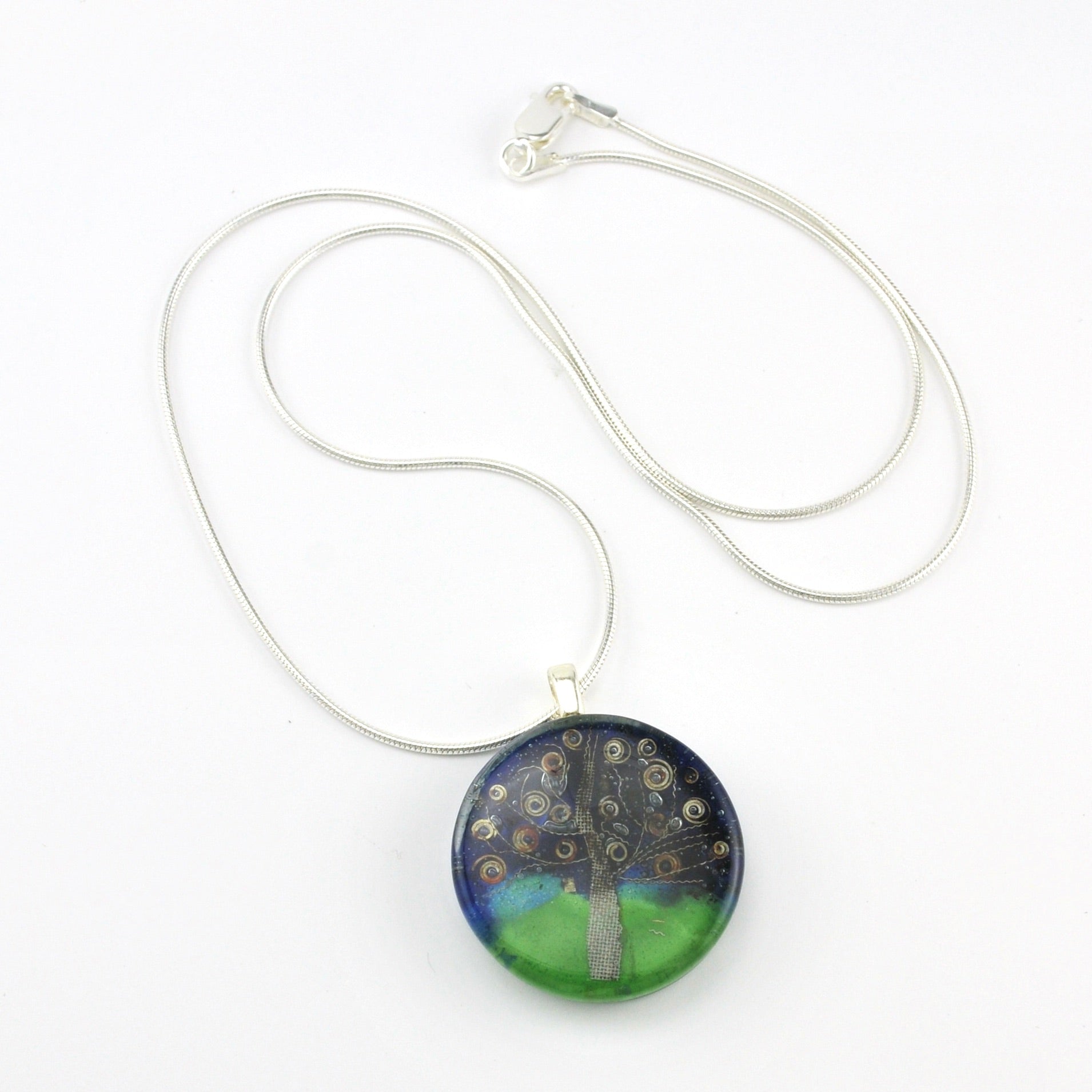 Glass Dream Tree Necklace