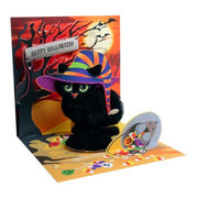 Spooky Cat Treasures Greeting Card