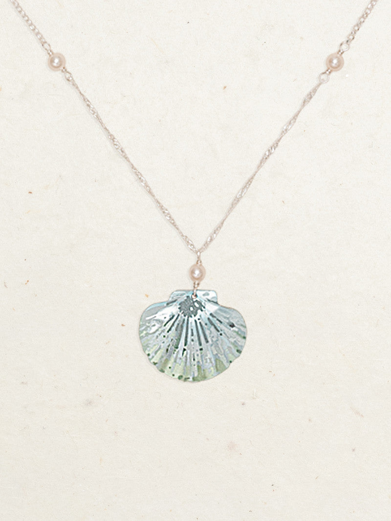Sage Silver Shelby Pendant Necklace